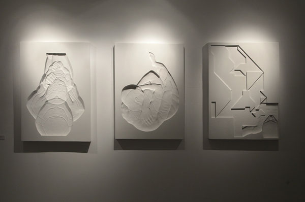 &laquo;Counterforms&raquo; (relief series, polymer materials, 2012)
