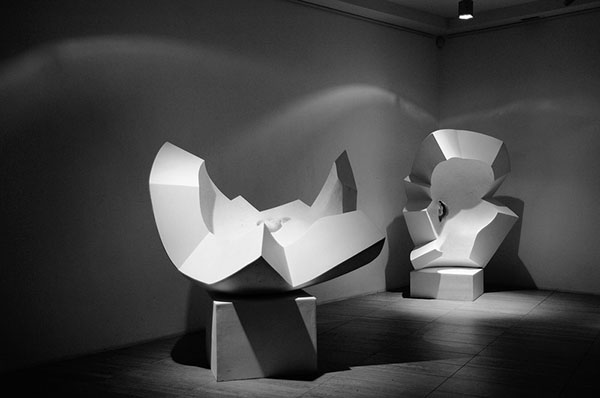 Nazar Bilyk. &laquo;Counterforms&raquo; (relief series, polymer materials, 2012)